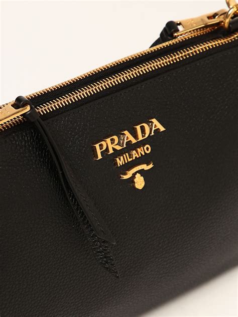 borsa prada nera pelle tracolla|Borse a Spalla e con Tracolla da Donna .